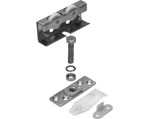 Montagesatz-Tandem Laufteil für Schiebetür TopLine 3plus für eine Tür, bis 40 kg