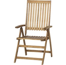 Gartensessel aus Holz mit Armlehnen
