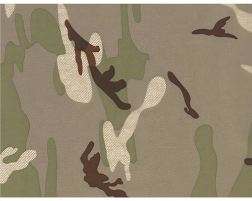 Wassertransferdruck Folie Tarn CA-NR-004-01 beige 100 x 50 cm Tarnmuster Textil