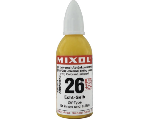 Mixol Universal Abtönkonzentrat Echt-Gelb für Innen- und Außenbereich