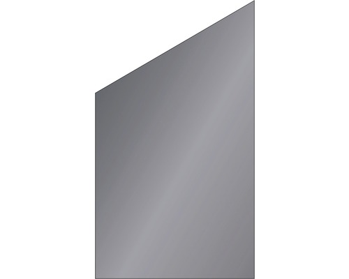 Abschlusselement Vidrio Glas 103x180/120 cm anthrazit