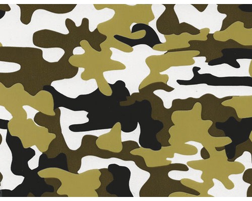 Wassertransferdruck Folie Tarn CA-NR-013-02 grünlich 100 x 50 cm Muster mit Tarnfarben