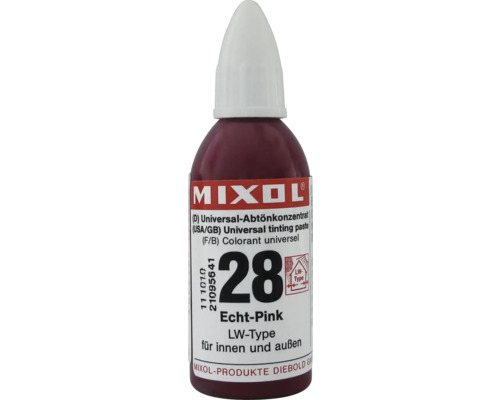 MIXOL Universal Abtönkonzentrat Echt-Pink für den Innen- und Außenbereich