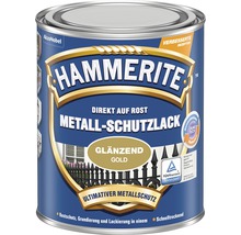 HAMMERITE Metallschutzlack glänzend Gold 250 ml-thumb-1 HAMMERITE Metallschutzlack glänzend Gold 250 ml-thumb-1