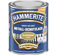 HAMMERITE Metallschutzlack glänzend Gold 250 ml-thumb-1