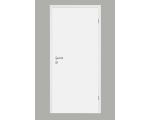 Zimmertür Pertura Soley Weißlack (ähnlich RAL 9010) 73,5x198,5 cm Rechts (Röhrenspankern)