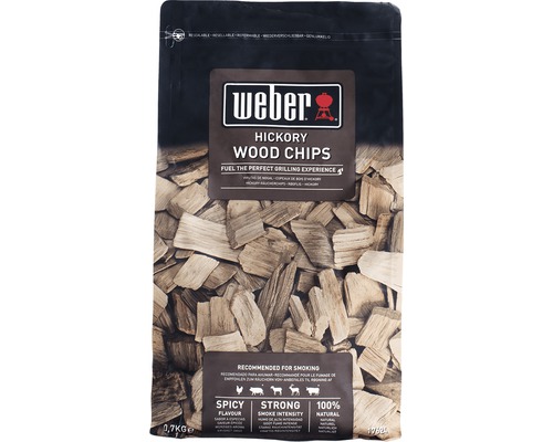 Weber Hickory Wood Chips Packung zum Räuchern