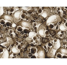 Textil mit Totenkopfmuster
