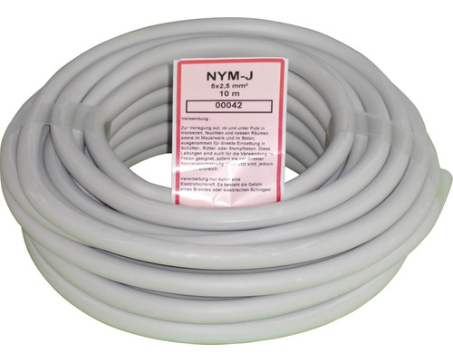 Cable Subterráneo Mas-Premium NYY-J 5x2,5 Mm² | 5 Metros | Para Instalación En Tierra Y Exterior