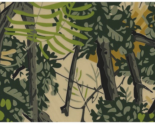 Wassertransferdruck Folie Camouflage CA-R-034 grüngelb 100 x 50 cm Tapete mit Waldmotiv