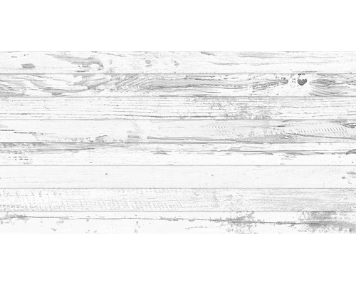 Feinsteinzeug Dekorfliese Tribeca wall blanco 32 x 62,5 x 0,9 cm Holzpaneele mit verwitterter Oberfläche