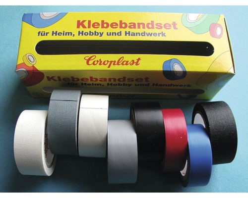 Verschiedenfarbiges Klebebandset mit Verpackung