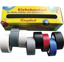 Coroplast Isolier + Gewebeband-Set B19/15 mm L5/2,5 m 8 Rollen VDE-geprüft-thumb-0