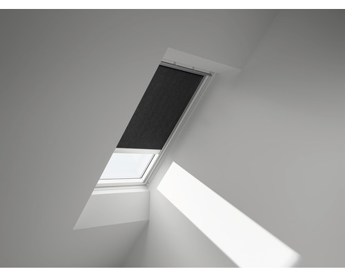 VELUX Sichtschutzrollos schwarz uni solarbetrieben Rahmen aluminium RSL P31 4069S