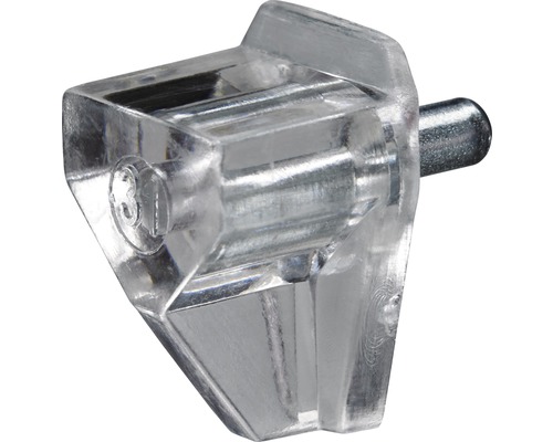 Regalbodenträger aus Kunststoff mit Metallstift