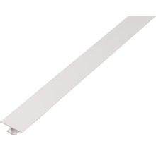 H-Profil PVC weiß, 25x4x1 mm, 2,6 m-thumb-0