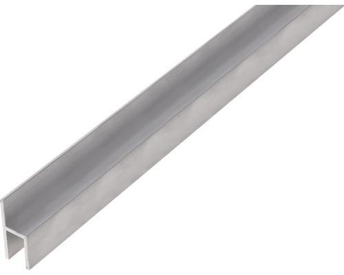 Stuhlprofil Alu silber eloxiert 26x11x1,5x8 mm, 1 m Stuhlprofil Alu silber eloxiert 26x11x1,5x8 mm, 1 m