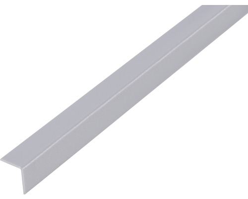 Winkelprofil PVC alugrau 10x10x1 mm, 1 m