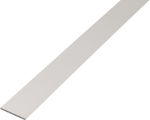 Flachstange Alu silber eloxiert, 50x3 mm, 1 m Flachstahl