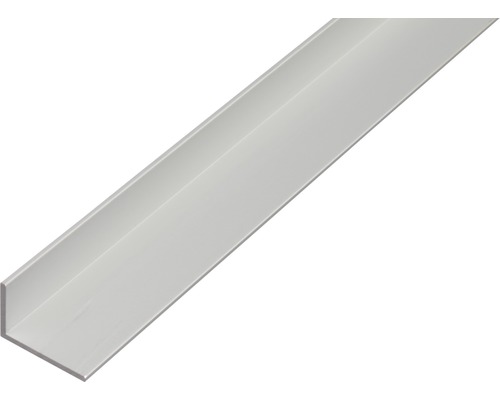Winkelprofil Alu silber eloxiert 30x15x2 mm, 1 m Kunststoff Winkelprofil