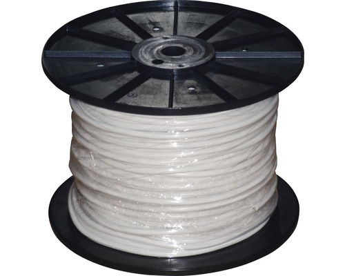 25 Meter Schlauchleitung H05VV-F 3G1,5 Mm² Weiß – Flexibles Innenkabel Für Hausgeräte Und Steckdosenleisten