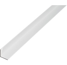 Winkelprofil Alu weiß 25x25x1,5 mm, 2,6m