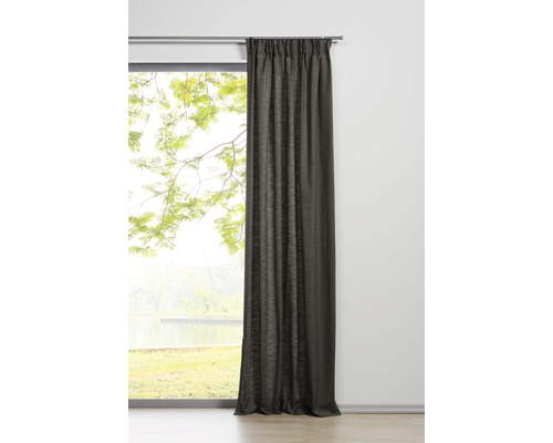 Vorhang mit Gardinenband balance taupe 135x245 cm