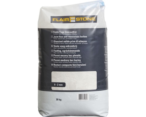 FLAIRSTONE Feste Fuge Unkrautfrei natur hell 20 kg FLAIRSTONE Feste Fuge Unkrautfrei natur hell 20 kg