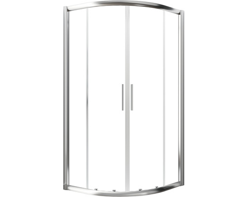 Duschkabine mit Glas und Metallrahmen