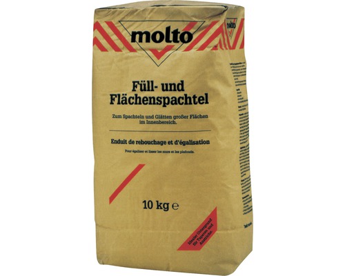 Molto Füll- und Flächenspachtel in einer 10 Kilogramm Packung