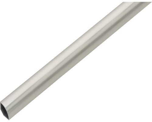 Viertelkreisprofil PVC Edelstahloptik 22x1,2 mm, 2,6 m