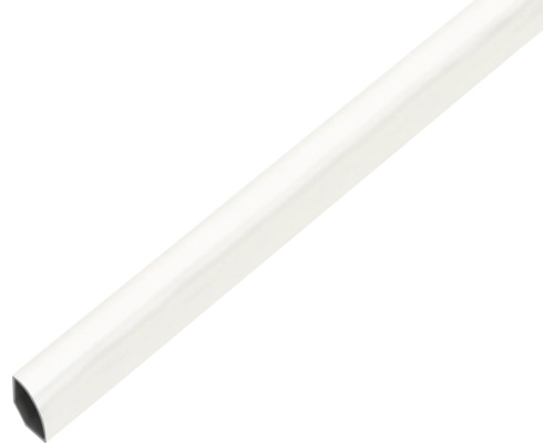 Viertelkreisprofil PVC weiß 22x1,2 mm, 2,6 m