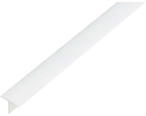 T-Profil PVC weiß 25x18x2 mm, 2,6 m-0