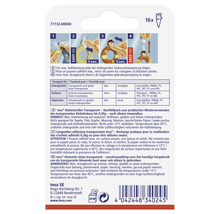 Klebestreifen tesa transparent für Glas 0,2 kg Belastung 16 Stk.