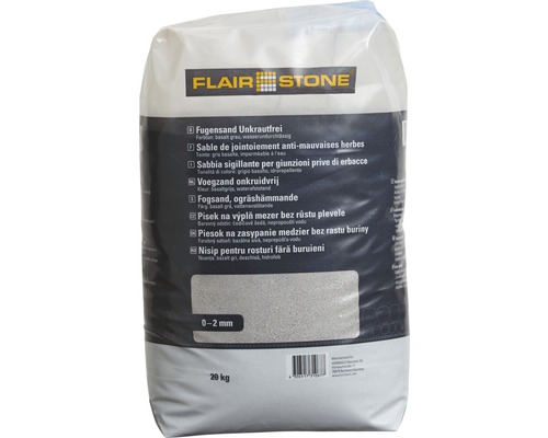 FLAIRSTONE Fugensand Unkrautfrei basalt grau 20 kg FLAIRSTONE Fugensand Unkrautfrei basalt grau 20 kg