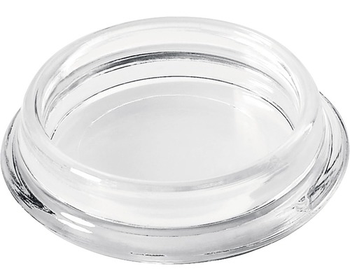 Möbeluntersetzer rund Ø 30 mm transparent 50 Stück Möbelfußgleiter aus transparentem Kunststoff