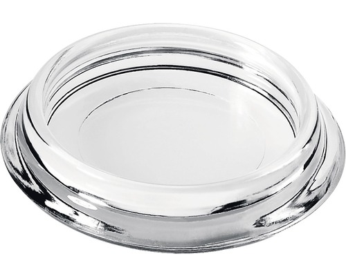 Möbeluntersetzer rund Ø 40 mm transparent 50 Stück Leere runde Glasdose