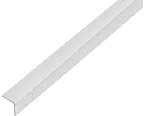 Winkelprofil Alu kugelgestrahlt silber selbstklebend 20x20x1 mm, 1 m Winkelprofil aus Metall