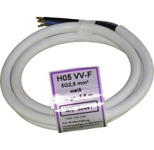 Herdanschlusskabel H05 VV-F 5G2,5 AE/AE 1,5 m weiß-thumb-2