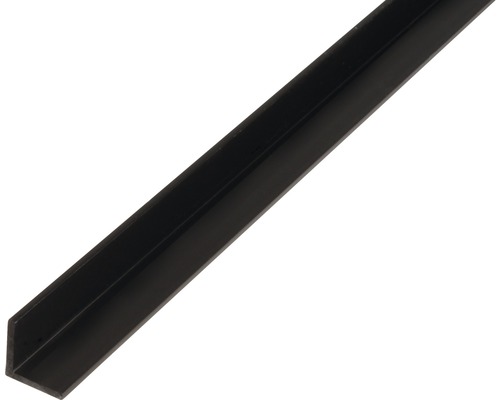 Winkelprofil PVC schwarz 15x15x1,2 mm, 2,6 m