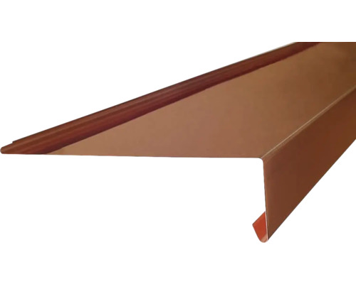 Zambelli Traufblech Kupfer mit Falz 2000 mm x 180 mm x 0,6 mm Traufbohle aus Metall