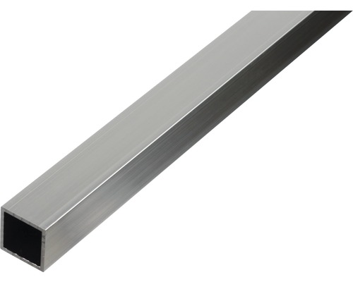 Vierkantrohr Alu natur 40x40x2 mm, 2,6 m Quadratisches Aluminiumprofil