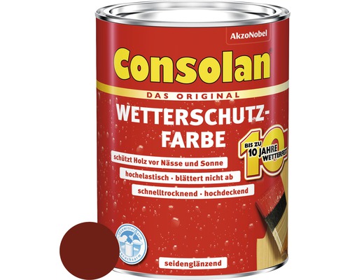 Consolan Wetterschutzfarbe im Farbeimer