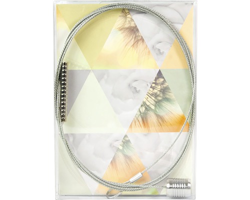 Stahldrahtseil mit Zubehör zur Befestigung