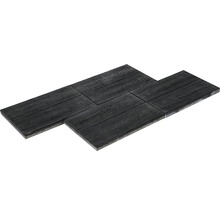 Mehrere Gehwegplatten mit Holzoptik