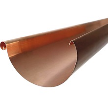 Zambelli Dachrinne Kupfer halbrund NW 105 mm 3000 mm-thumb-0