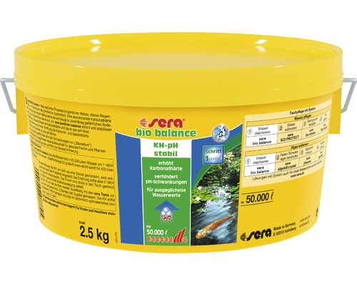 Wasseraufbereiter sera pond bio balance KH-pH Stabil 2,5 kg