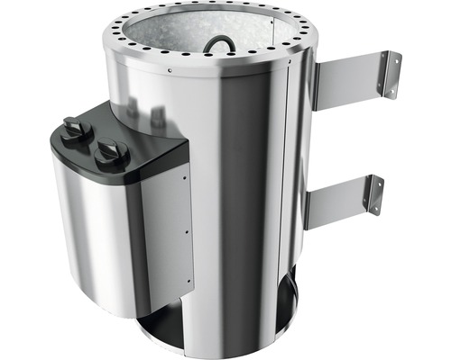 Plug & Play Saunaofen Karibu 3,6 kW mit intgr. Steuerung Geflügelrupfmaschine aus Metall