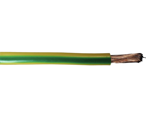 Aderleitung H07 V-K 1x10 mm² grün/gelb Meterware
