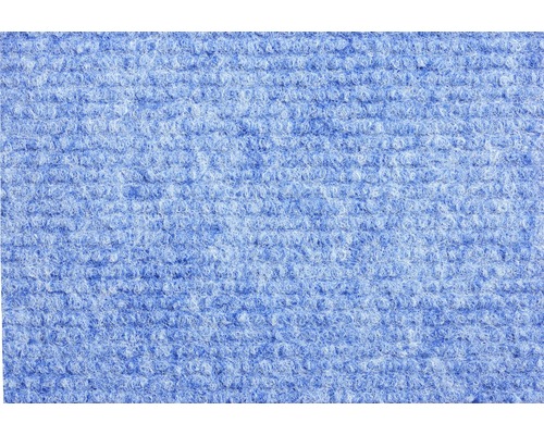 Teppichboden Rips Messina blau 400 cm breit (Meterware)